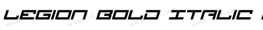 Legion Bold Italic B字体转换